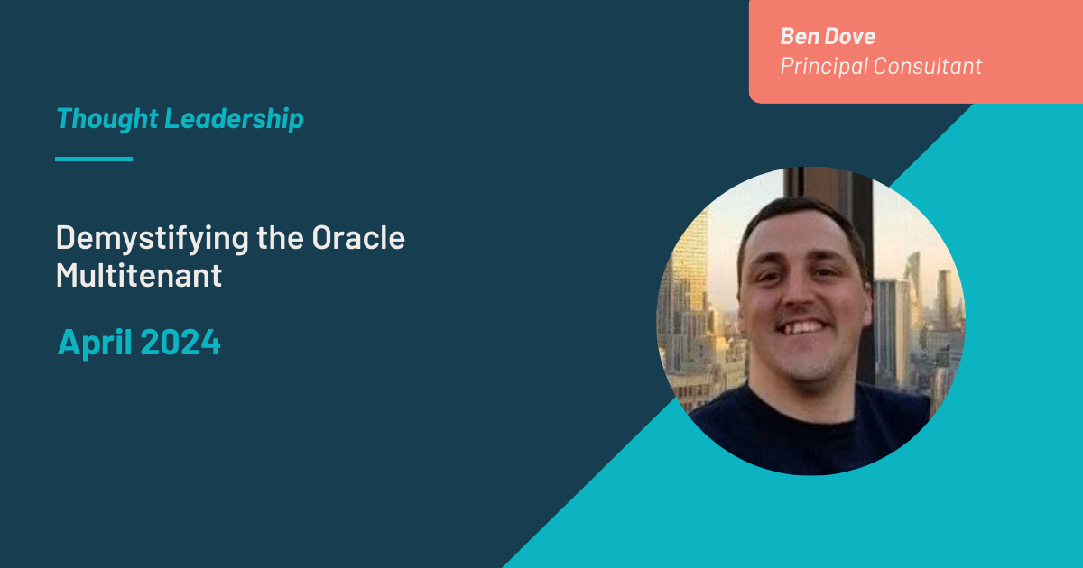 Demystifying the Oracle Multitenant blog
